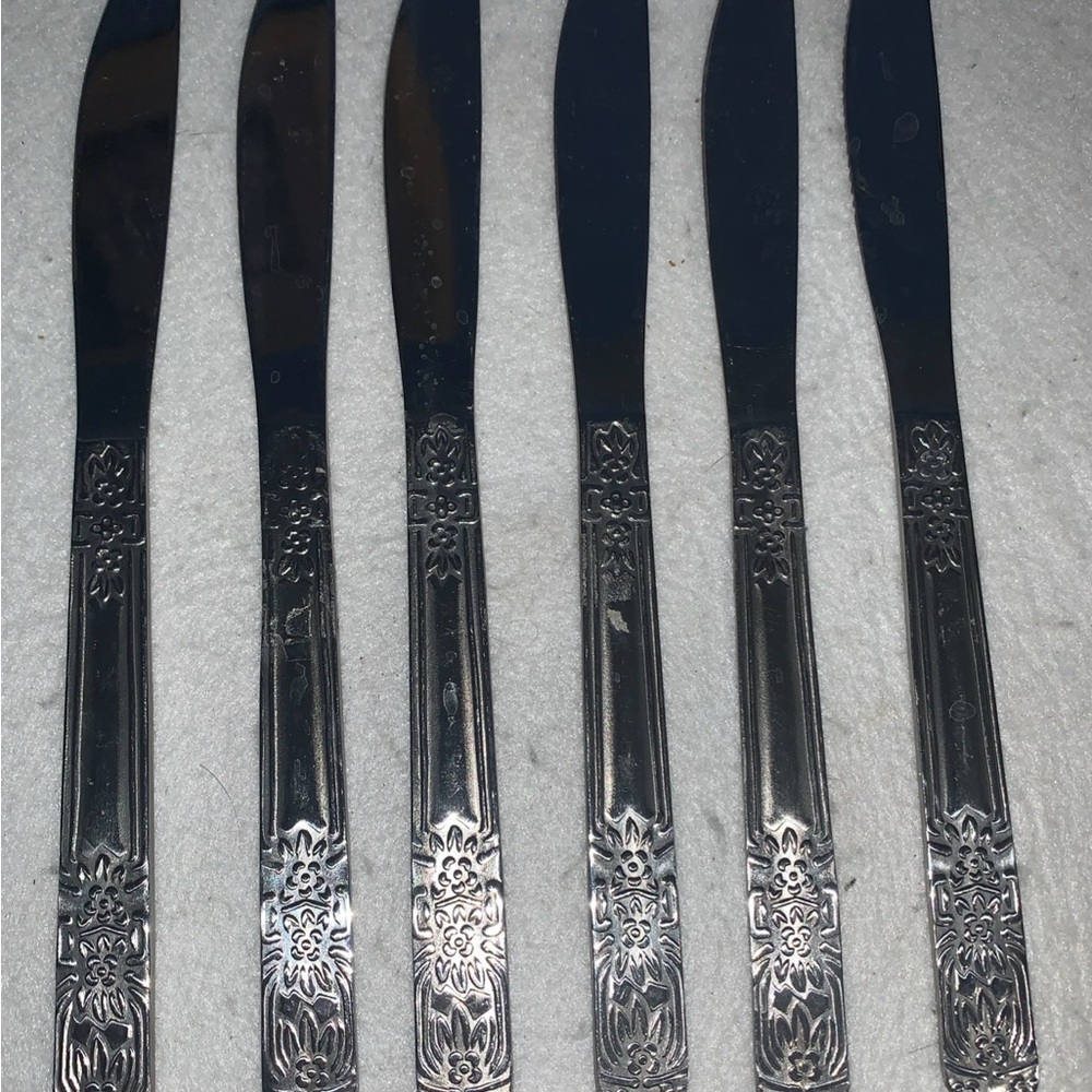 Stanley Roberts Verona 6 Piece Dinner Knife Set Stainless Steel